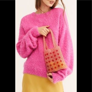 Free People Small Beaded Purse NWT